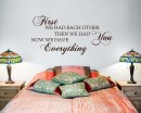 Quotes - We Have Everything Quote Wall Stickers Vinyl Love Lettering